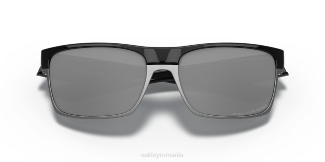 Oakley lentile polarizate cu iridiu negru, cadru negru lustruit două fețe (potrivire cu punte joasă) ochelari 620J846
