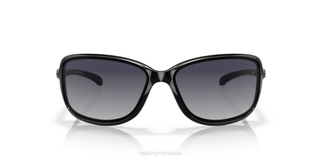 Oakley lentile polarizate gri gradient, rama neagra lustruita cohortă ochelari 620J457