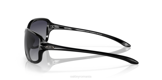 Oakley lentile polarizate gri gradient, rama neagra lustruita cohortă ochelari 620J457