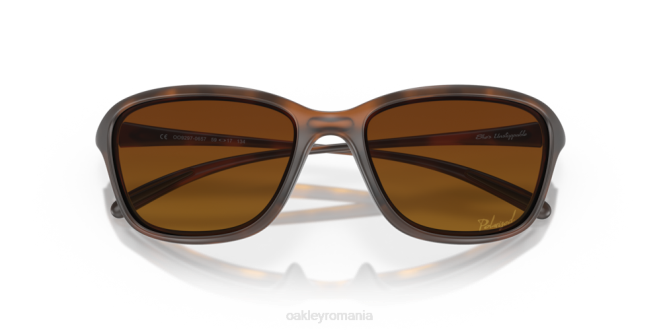 Oakley lentile polarizate maro gradient, rama broasca testoasa maro mat e de neoprit ochelari 620J355