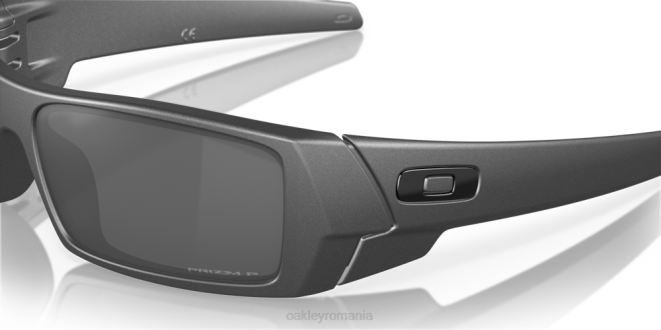 Oakley lentile polarizate prizm negre, rama din otel Canistră de benzină ochelari 620J316