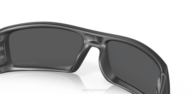 Oakley lentile polarizate prizm negre, rama din otel Canistră de benzină ochelari 620J316