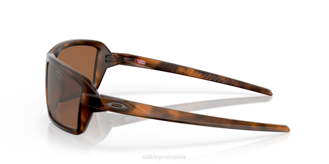 Oakley lentile polarizate prizm tungsten, rama broasca testoasa maro cabluri ochelari 620J671