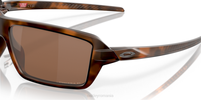Oakley lentile polarizate prizm tungsten, rama broasca testoasa maro cabluri ochelari 620J671