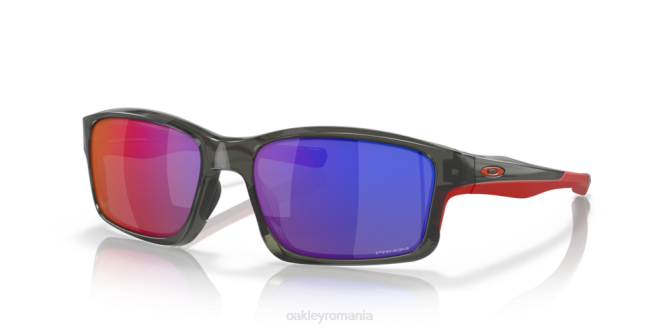 Oakley lentile polarizate rosu iridiu, rama gri fum za ochelari 620J826