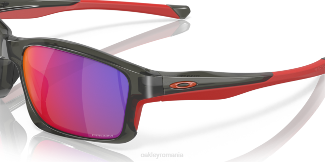Oakley lentile polarizate rosu iridiu, rama gri fum za ochelari 620J826