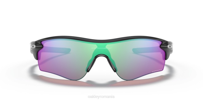 Oakley lentile prizm golf, cadru negru lustruit cale de blocare radar (potrivire joasă a podului) ochelari 620J700