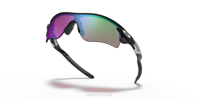 Oakley lentile prizm golf, cadru negru lustruit cale de blocare radar (potrivire joasă a podului) ochelari 620J700