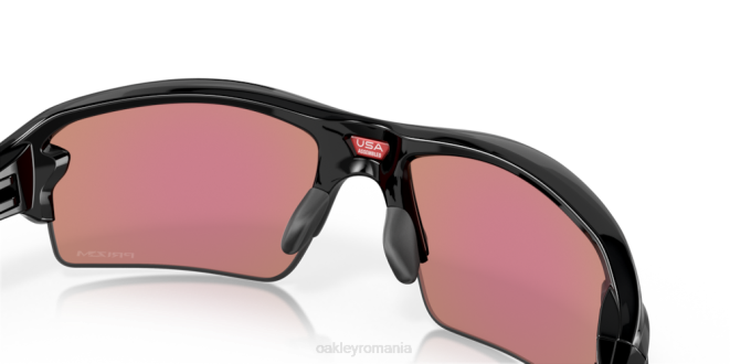 Oakley lentile prizm golf, cadru negru lustruit flak 2.0 (podență joasă) ochelari 620J863