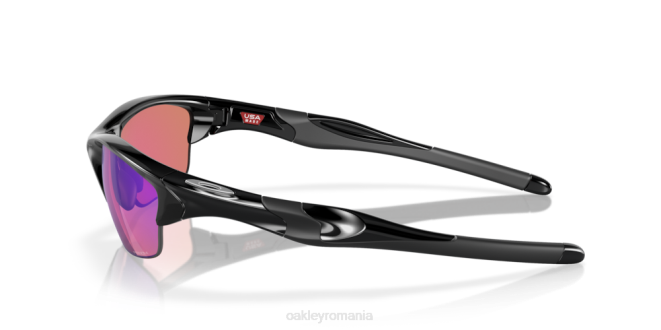 Oakley lentile prizm golf, cadru negru lustruit jumătate de jachetă 2.0 (podeală joasă) ochelari 620J681