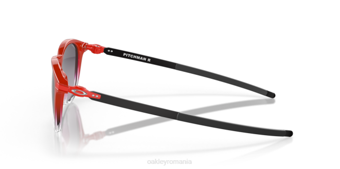 Oakley lentile prizm gri gradient, cadru roșu decolorat colectia pitchman r fabio quartararo ochelari 620J294