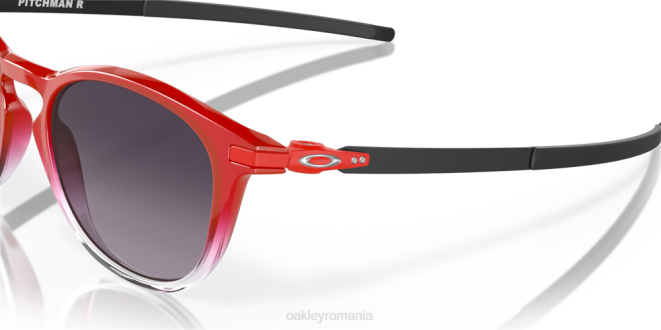 Oakley lentile prizm gri gradient, cadru roșu decolorat colectia pitchman r fabio quartararo ochelari 620J294
