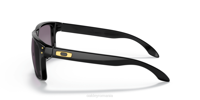 Oakley lentile prizm gri, rama neagra lustruita Holbrook (potrivire cu punte joasă) ochelari 620J795