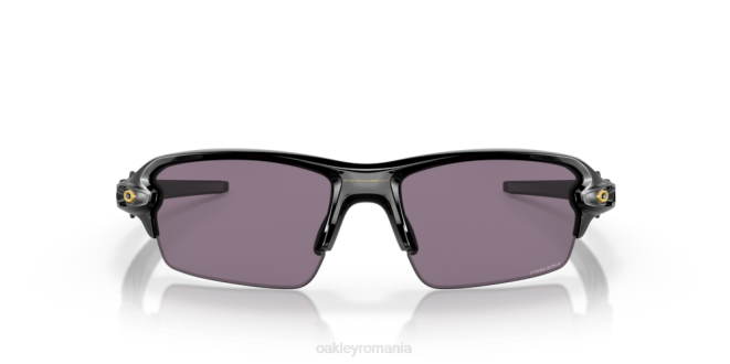 Oakley lentile prizm gri, rama neagra lustruita flak 2.0 (podență joasă) ochelari 620J873