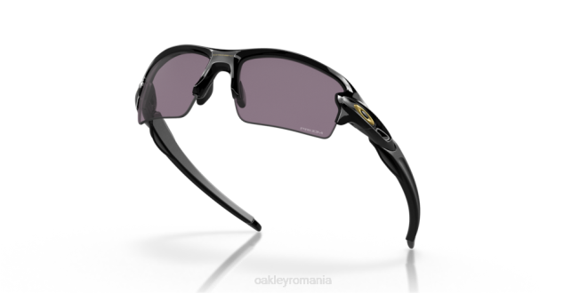 Oakley lentile prizm gri, rama neagra lustruita flak 2.0 (podență joasă) ochelari 620J873