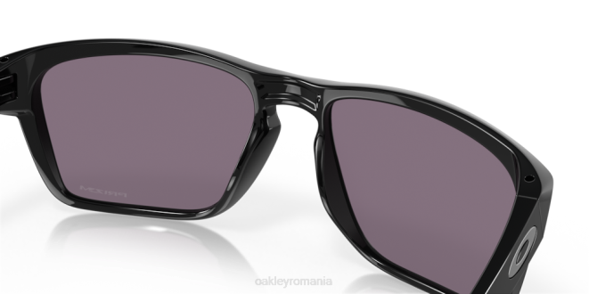 Oakley lentile prizm gri, rama neagra lustruita sylas (potrivire cu punte joasă) ochelari 620J958