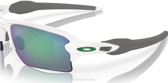 Oakley lentile prizm jade, rama alba lustruita culori echipa flak 2.0 xl ochelari 620J137
