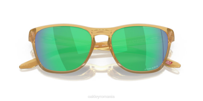 Oakley lentile prizm jade, rama transparenta curry light Manorburn Discover Collection ochelari 620J1097