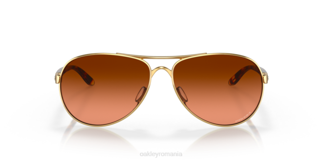 Oakley lentile prizm maro gradient, rama aurie lustruita părere ochelari 620J486