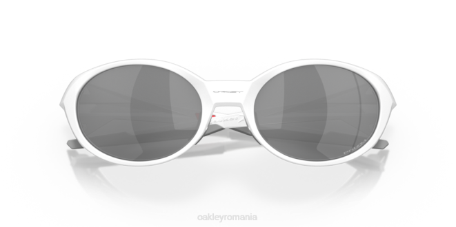 Oakley lentile prizm negre, cadru alb lustruit jacheta ochi redux ochelari 620J952