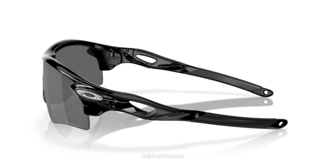 Oakley lentile prizm negre, cadru negru lustruit cale de blocare radar (potrivire joasă a podului) ochelari 620J705