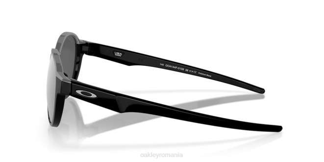 Oakley lentile prizm negre, cadru negru lustruit coinflip (potrivire cu punte joasă) ochelari 620J527