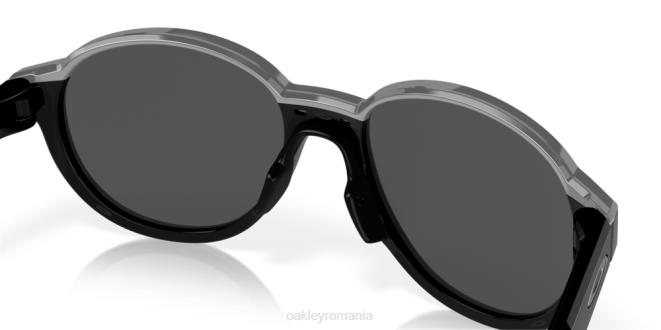 Oakley lentile prizm negre, cadru negru lustruit coinflip (potrivire cu punte joasă) ochelari 620J527