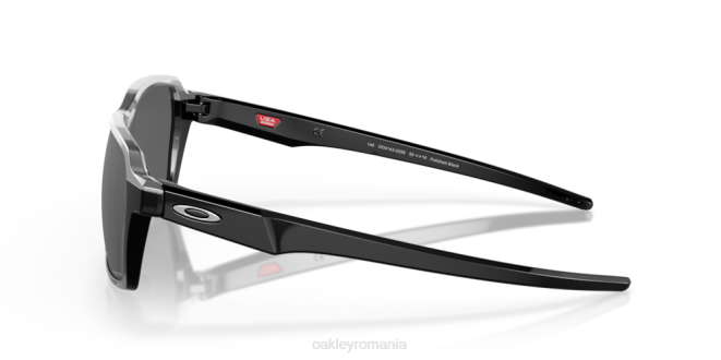 Oakley lentile prizm negre, cadru negru lustruit pariu ochelari 620J517