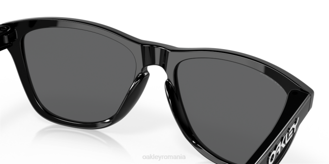 Oakley lentile prizm negre, cadru negru lustruit piei de broasca (podenie joasa) ochelari 620J809