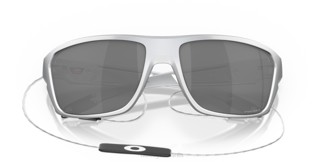 Oakley lentile prizm negre, cadru x-silver colecție split shot x-silver ochelari 620J934