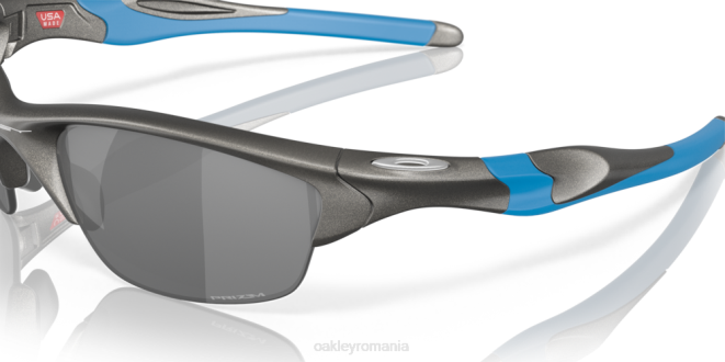 Oakley lentile prizm negre, rama de plumb jumătate de jachetă 2.0 (podeală joasă) ochelari 620J683