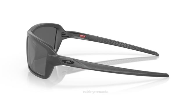 Oakley lentile prizm negre, rama din otel cabluri ochelari 620J667