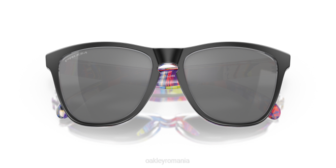 Oakley lentile prizm negre, rama kokoro neagra colecția kokoro de piei de broaște ochelari 620J544