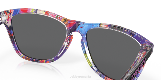 Oakley lentile prizm negre, rama kokoro neagra colecția kokoro de piei de broaște ochelari 620J544