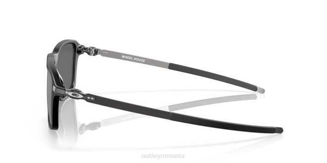 Oakley lentile prizm negre, rama neagra satinata casă de roată ochelari 620J1039
