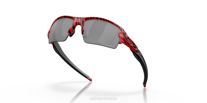 Oakley lentile prizm negre, rama tigru rosu flak 2.0 (pod mic) tigru roșu ochelari 620J877