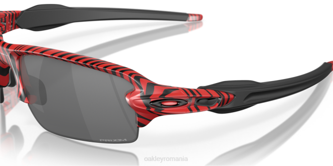 Oakley lentile prizm negre, rama tigru rosu flak 2.0 (pod mic) tigru roșu ochelari 620J877
