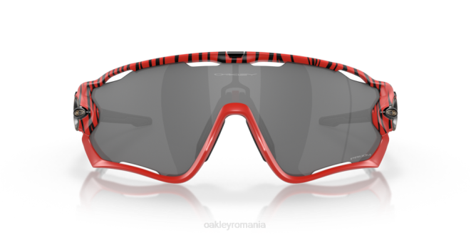 Oakley lentile prizm negre, rama tigru rosu tigru roșu care sparge fălcile ochelari 620J259