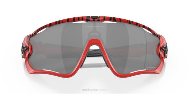 Oakley lentile prizm negre, rama tigru rosu tigru roșu care sparge fălcile ochelari 620J259