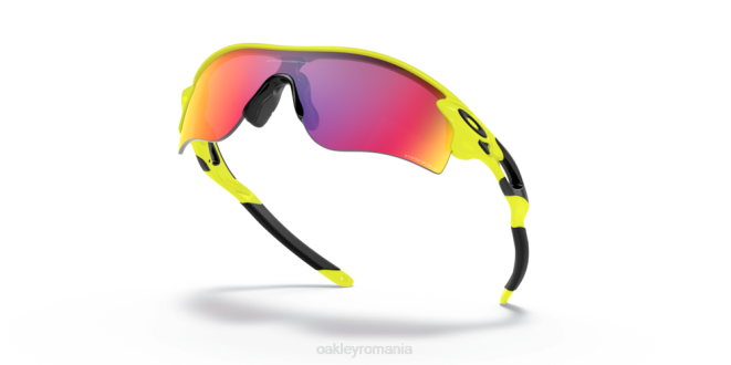 Oakley lentile prizm road, rama galbena minge de tenis calea radarlock (potrivire low bridge) colecție galben neon ochelari 620J724