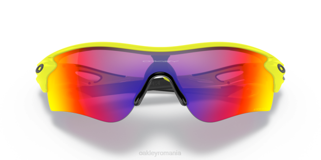 Oakley lentile prizm road, rama galbena minge de tenis calea radarlock (potrivire low bridge) colecție galben neon ochelari 620J724