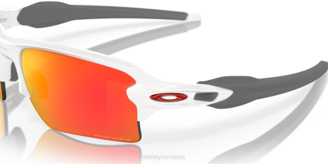 Oakley lentile prizm rubin, rama alba lustruita culori echipa flak 2.0 xl ochelari 620J138