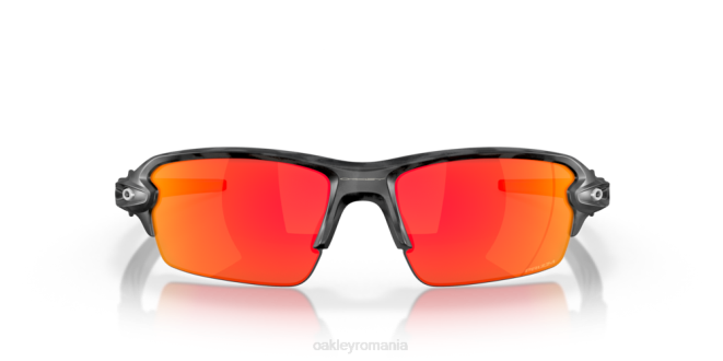 Oakley lentile prizm rubin, rama camuflata neagra colecția flak 2.0 (low bridge fit) camo negru ochelari 620J869