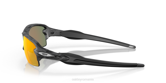 Oakley lentile prizm rubin, rama camuflata neagra colecția flak 2.0 (low bridge fit) camo negru ochelari 620J869