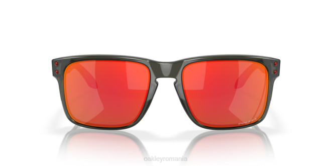 Oakley lentile prizm rubin, rama fum gri Holbrook (potrivire cu punte joasă) ochelari 620J789