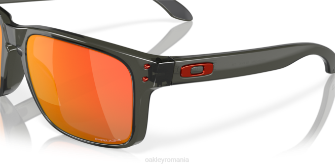 Oakley lentile prizm rubin, rama fum gri Holbrook (potrivire cu punte joasă) ochelari 620J789