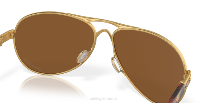 Oakley lentile prizm violet polarizate, rama aurie satinata părere ochelari 620J484