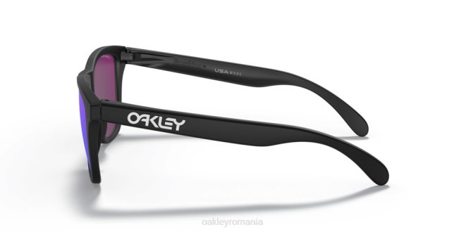 Oakley lentile violete prizm, cadru negru mat piei de broasca (podenie joasa) ochelari 620J815
