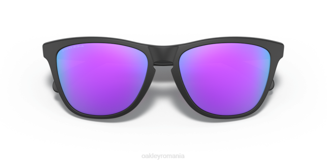 Oakley lentile violete prizm, cadru negru mat piei de broasca (podenie joasa) ochelari 620J815