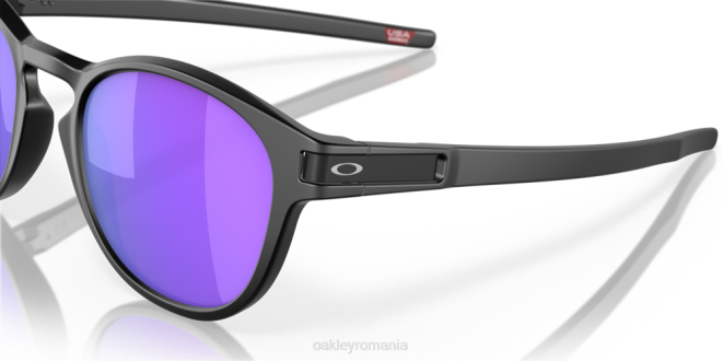 Oakley lentile violete prizm, cadru negru mat zăvor ochelari 620J853